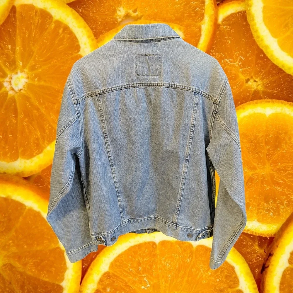 Levi Strauss & Co‎ Mens Trucker Denim Jean Jacket Medium Wash Classic
